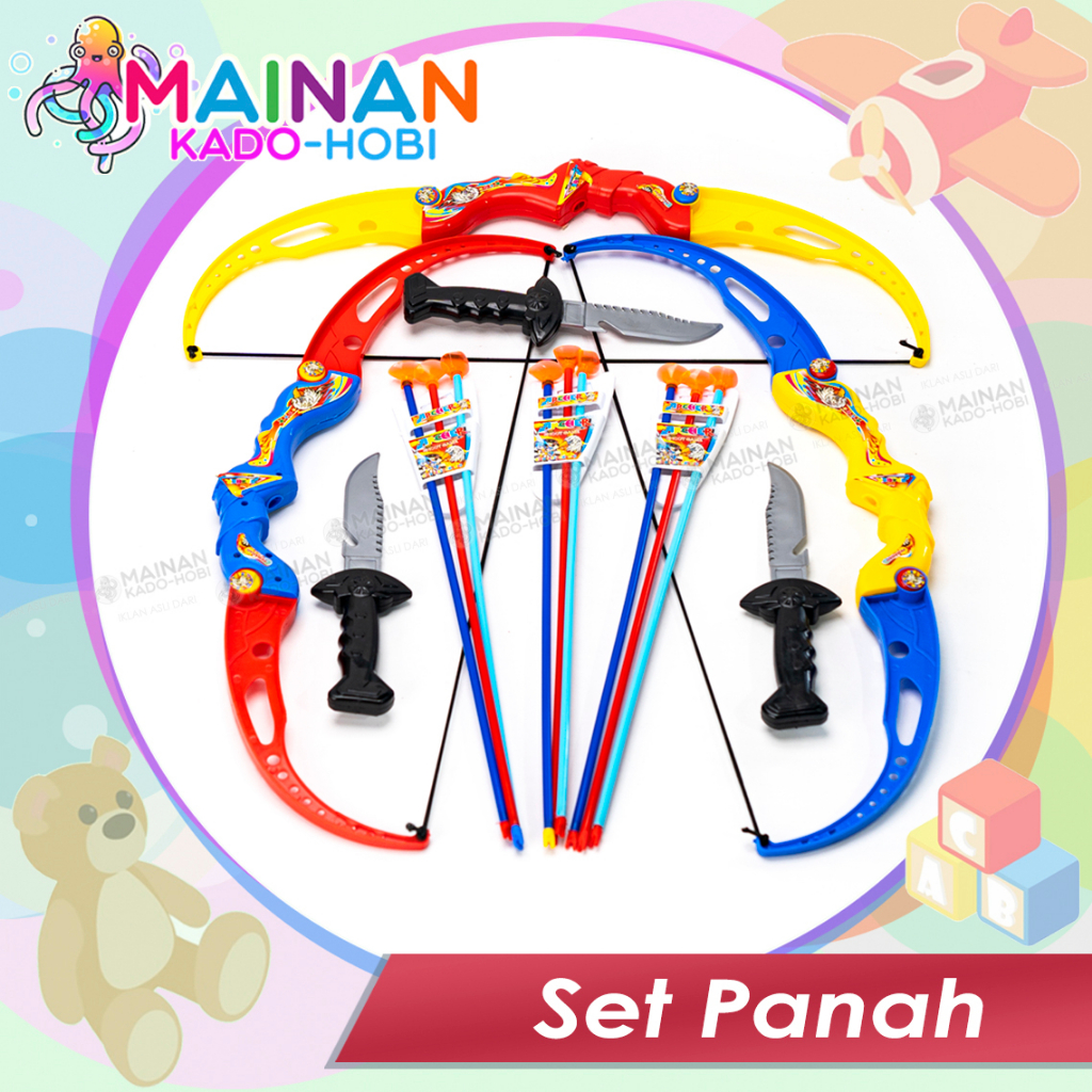 MAINAN MOTORIK ANAK ARCHERY BUSUR PANAHAN PEDANG SWORD