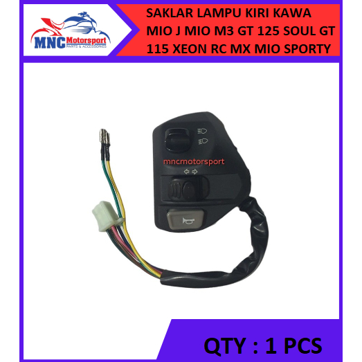 SAKLAR LAMPU KIRI KAWA MIO J MIO M3 GT 125 SOUL GT 115 XEON RC MX MIO