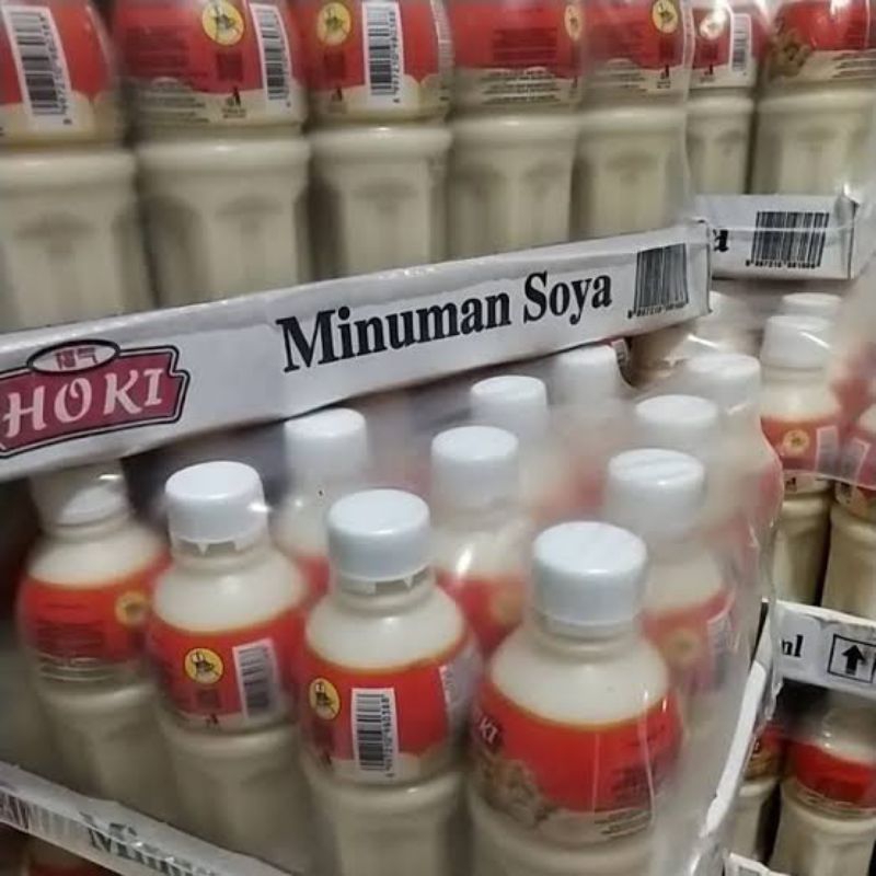 

minuman kedelai hoki soya/ minuman botol hoki soya