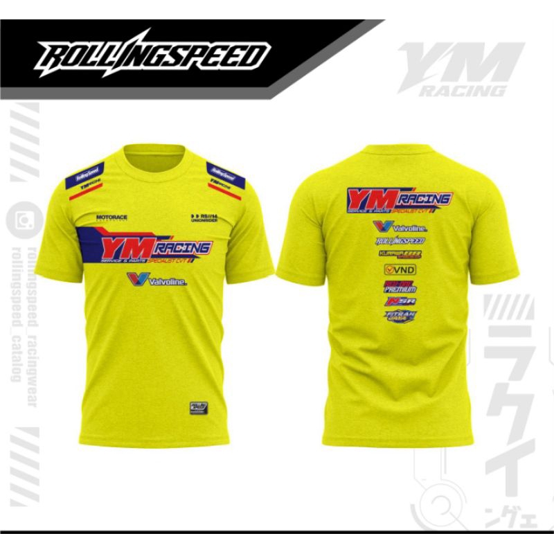 TSHIRT KAOS PRIA / T-SHIRTKAOS WANITA M L XL | APAREL KAOS PRIA DAN WANITA - APPAREL YM RACING