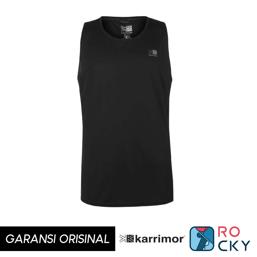 T-Shirt Running Karrimor X Vest Color Black Size XS & S