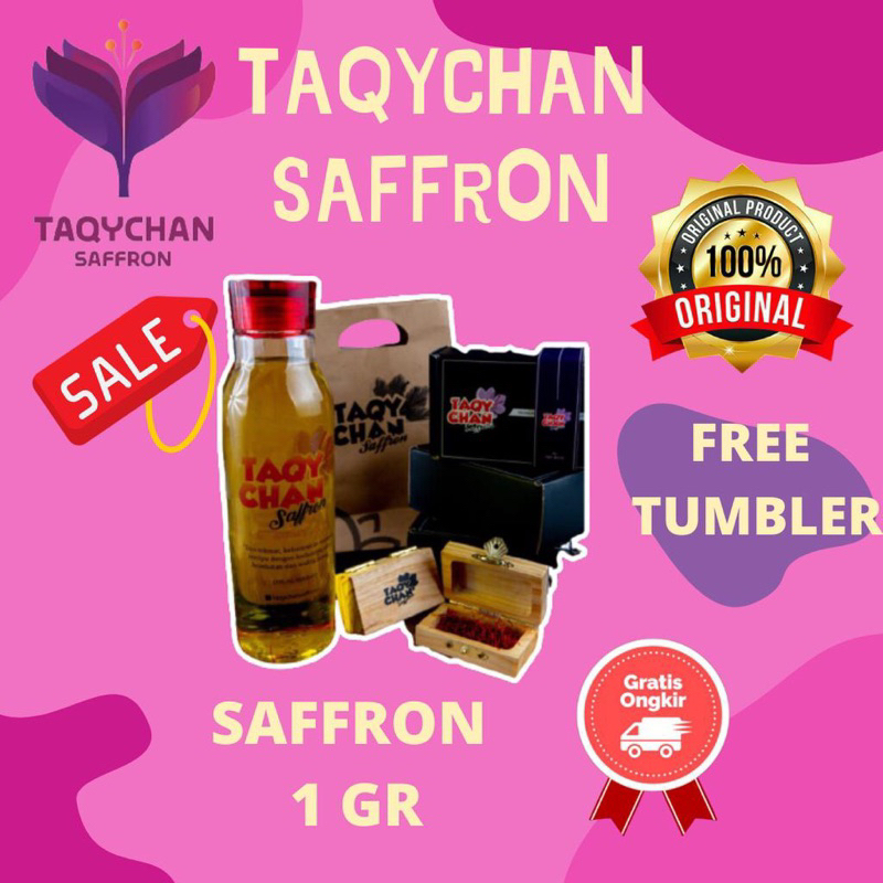 

[READY SIAP KIRIM] TAQYCHAN SAFFRON KASHMIR 1 GRAM BY TAQY MALIK