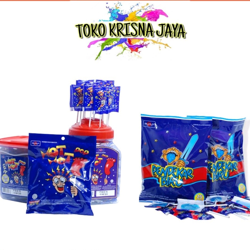 

PERMEN KAKI HOT POP | PERMEN PENDEKAR BIRU 1 PACK ISI 25 PCS