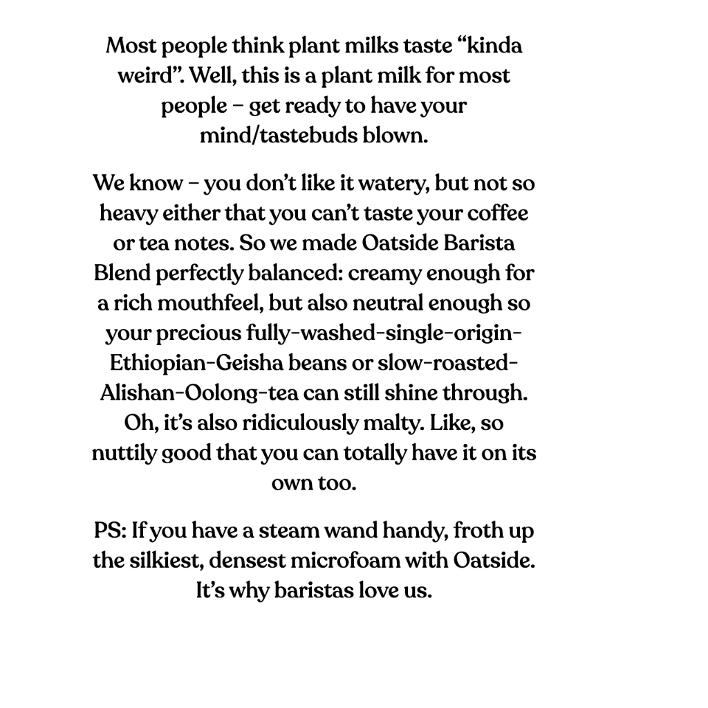 Oatside Oat Milk 1 Liter