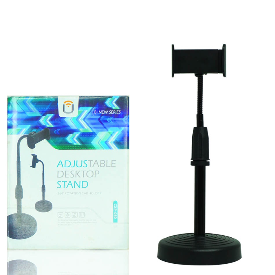 Phone Holder HP Desktop Mobile Bracket Adjustable Stand Handphone CXP-050 DH 404 ( Metal )