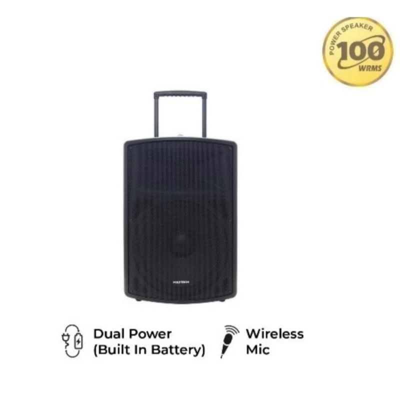 DISTRIBUTOR SPEAKER PORTABLE POLYTRON 15 INCH 15F3 BLUETOOTH