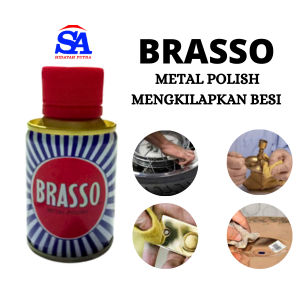BRASSO METAL POLISH 100 ML PENGKILAP BESI brasso, pembersih logam, pengkilap logam 100ml   Brasso Me