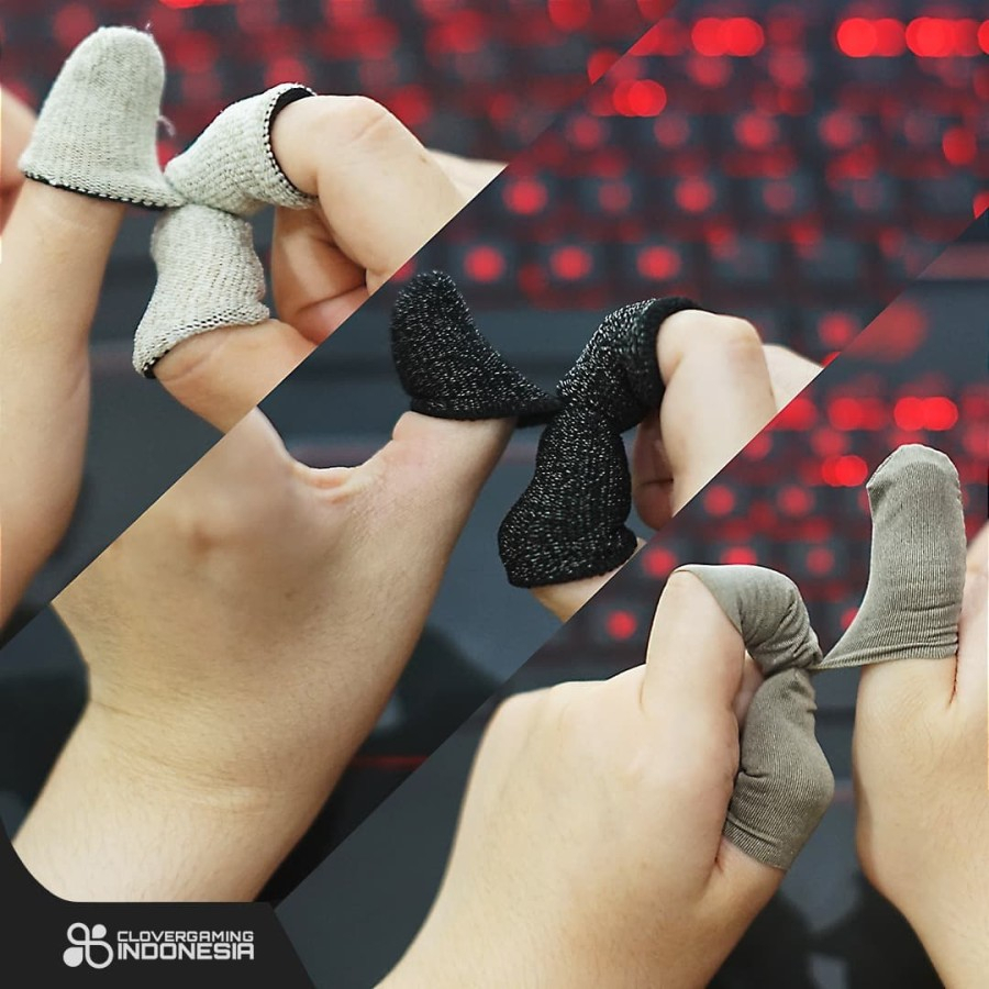 NUZ SARUNG JEMPOL JARI PUBG ANTI KERINGAT BASAH LAYAR THUMB GRIP