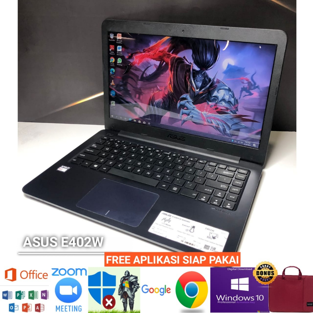 Laptop Asus E402W AMD E2 VGA RADEON R2 Ram 4GB HDD 500GB - Win 10