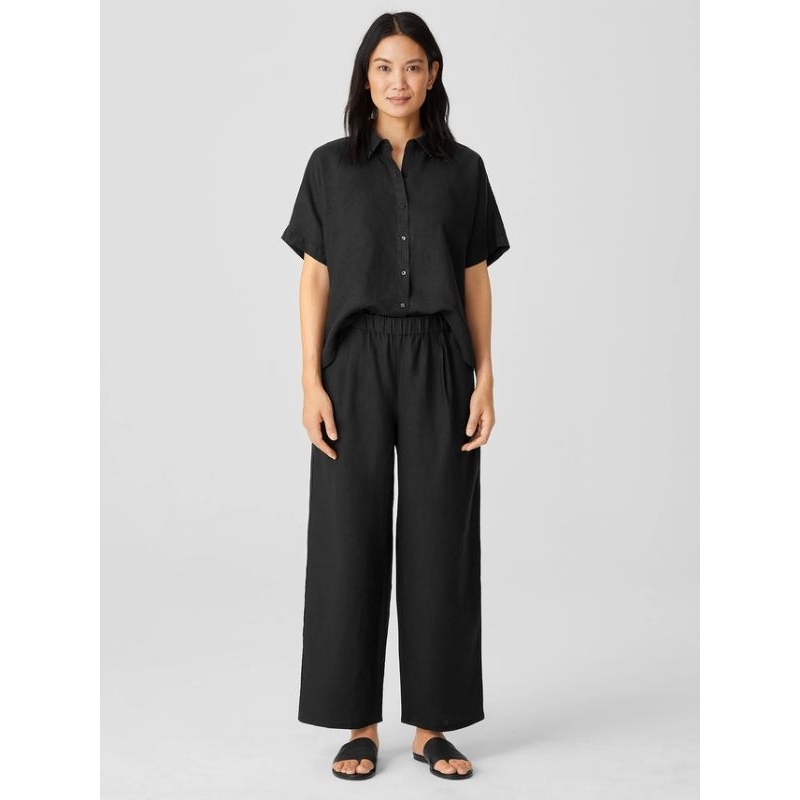 Eileen Fisher wide leg Linen pants