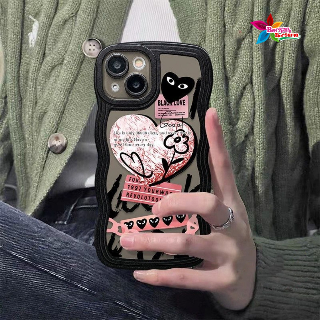 SS814 SOFTCASE TPU FASHION LOVE GRAFITI FOR SAMSUNG A20 A30 A21S A20S A22 A32 A33 A34 A50 A50S A30S A51 A52 A53 A54 A24 BB8018