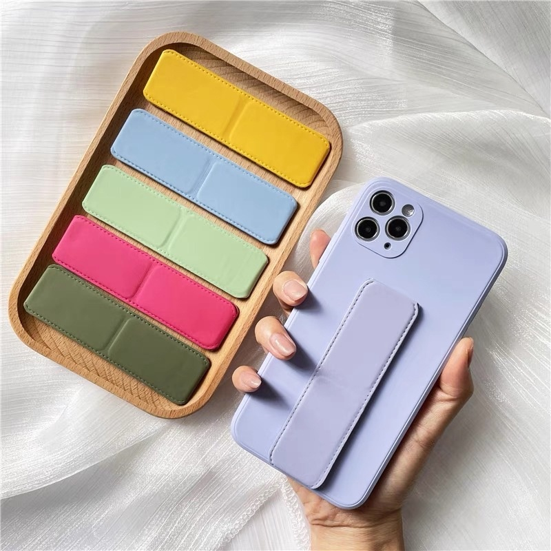 2 in 1 Stand Holder Griptok Magnetic Grip Hand Multiband Korean Style Sandaran HP Holder Phone Bracket Universal Handphone Silikon Candy Macaron