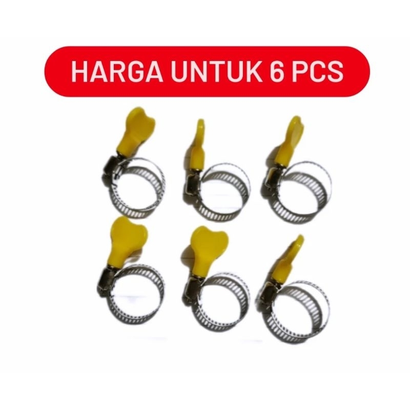 GEMUK Klem Selang Gas Lpg / Klem Selang Air / Klem Pengunci Selang Cincin / Klem Selang Gas Anti