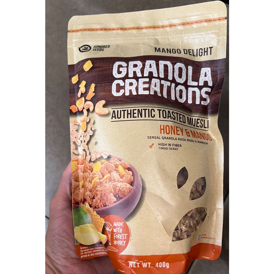

Hundred Seeds - Granola Creations Honey & Mango (400G)