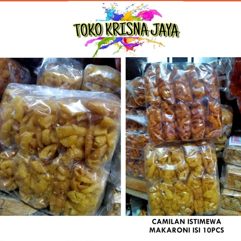 

SNACK CAMILAN MAKANAN RINGAN MAKARONI ISI 2 PACK 20 PCS
