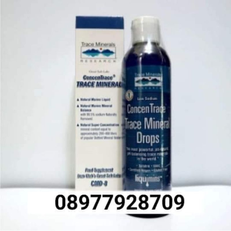 Trace Mineral Cmd 8oz / 240 ml / 4000 tetes Mineral Alami Alkali Air Zam zam 100% Murni Asli Origina