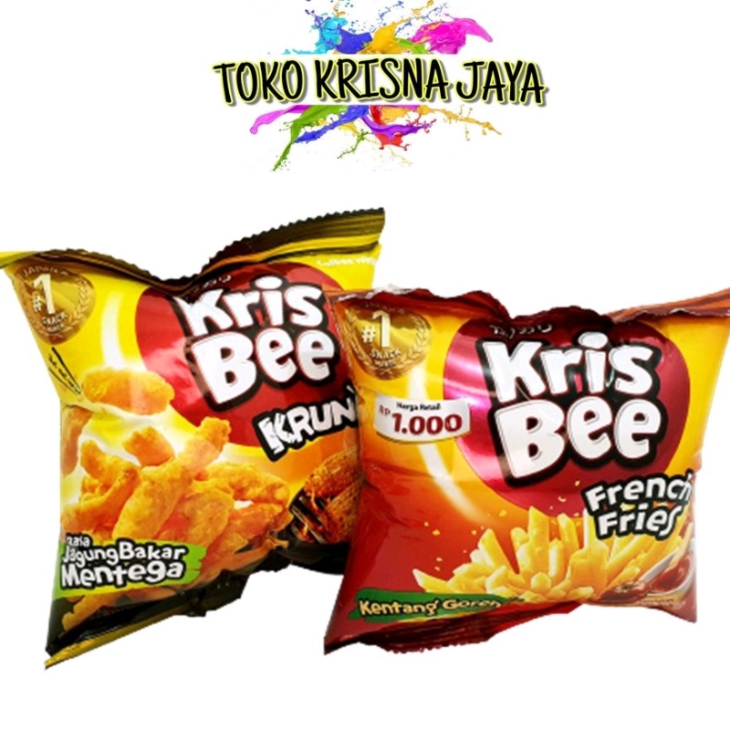 

SNACK CAMILAN KRIS BEE FRENCH FRIES | JAGUNG BAKAR MENTEGA NETTO 10 PCS X 15 GR