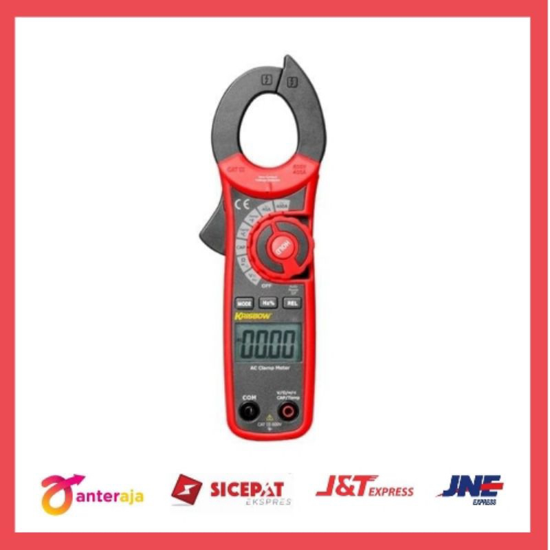 Krisbow Clamp Meter Ac 400a / TANG AMPER DIGITAL / TANG AMPER / CLAMP METER