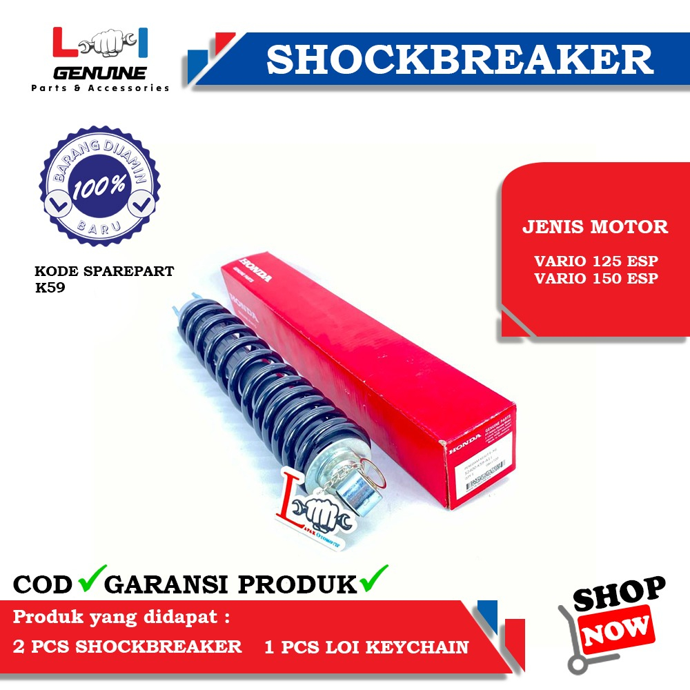 -LOI- SHOCKBREAKER HONDA K59 ORIGINAL VARIO 125 ESP, VARIO 150 ESP