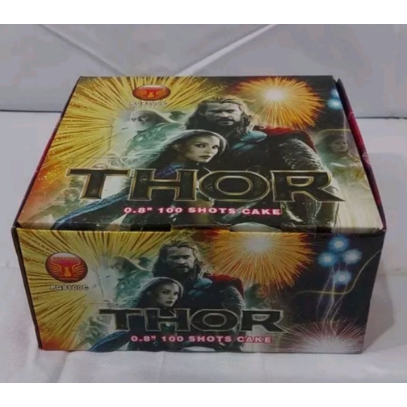 PESTA KEMBANG API 100 shot 0,8 inci THOR