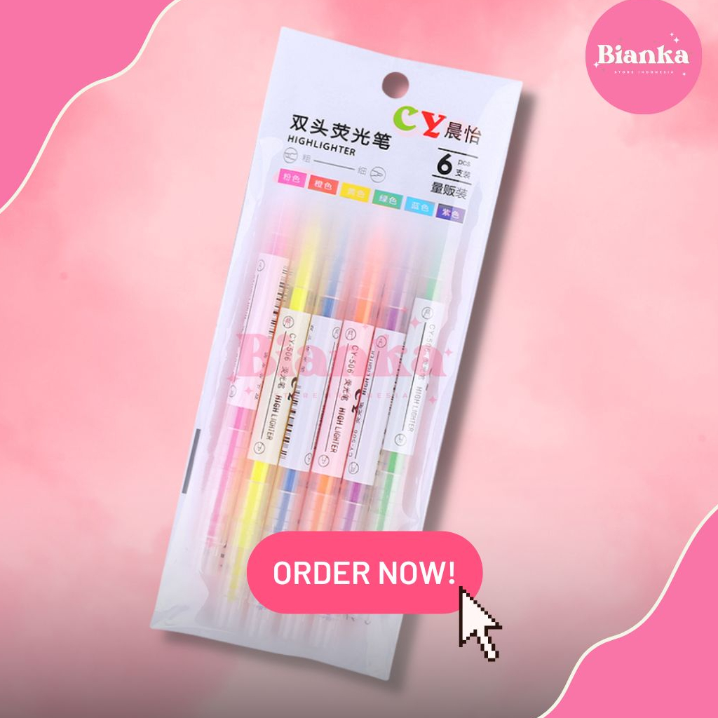 

Set Highlighter Isi 6pcs