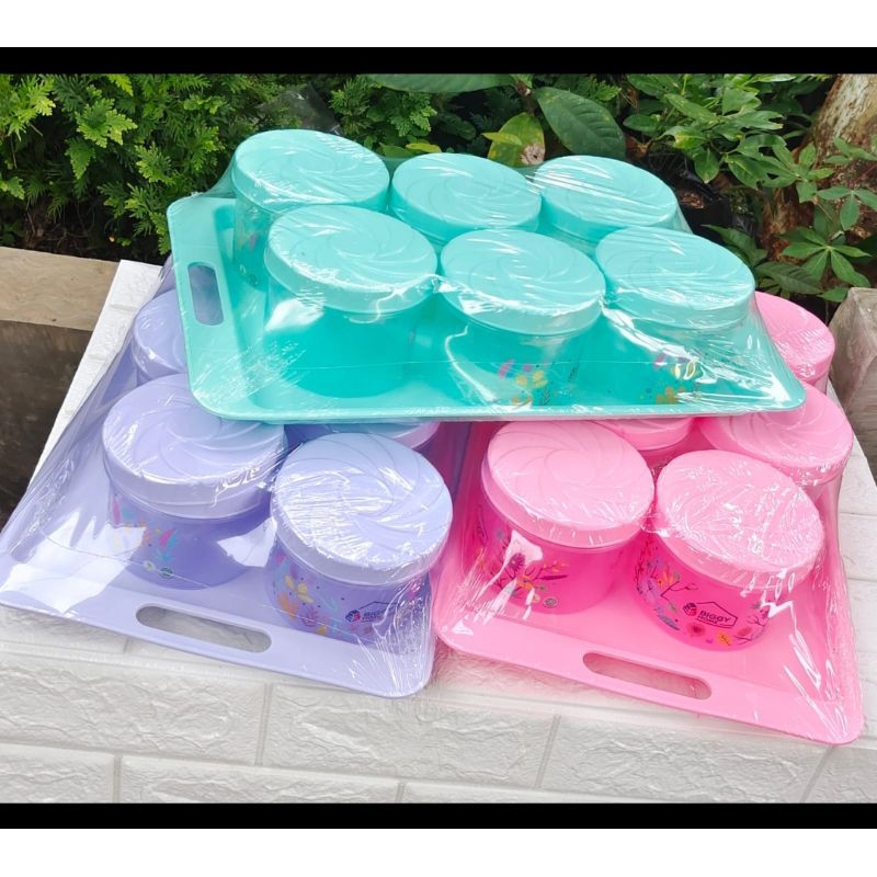 TOPLES TUSCANY BIGGY SET 6PCS+NAMPAN