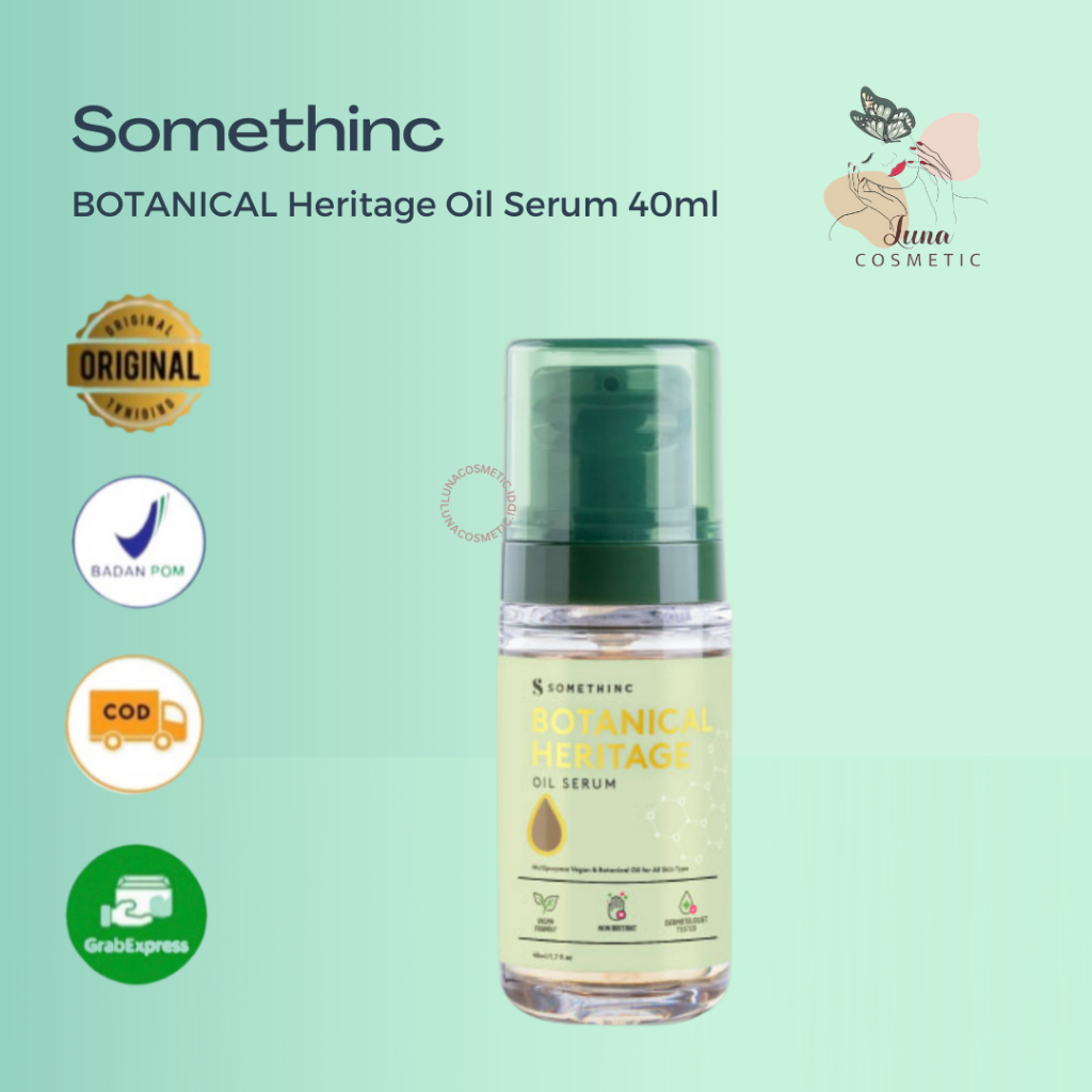 SOMETHINC - BOTANICAL Heritage Oil Serum - Natural Oil untuk Wajah dan Badan