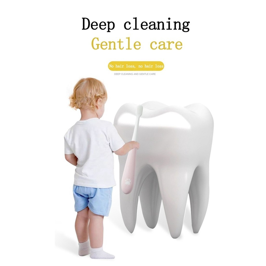 KURU Training Toothbrush Sikat Gigi Bayi / Anak Silicone Bulu Halus-Rabbit