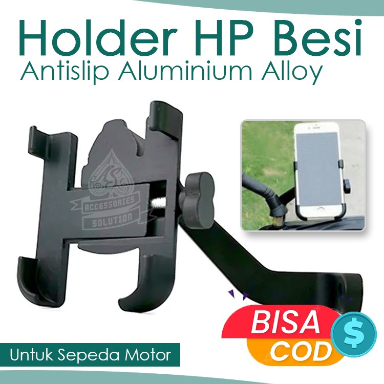 Holder Hp Besi Phone Stand dudukan hape alat penyangga hp