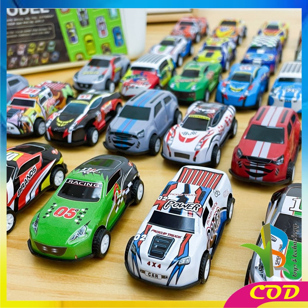 RB-M314 Mainan Mobil Balap Mini Pull Back 30PCS Set Container Box Car Toys / Maenan Mobil Mobilan Balap Colorfull Racing Mini Sport Car