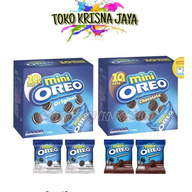 

OREO MINI SANDWICH BISCUIT MINI BAG NETTO 10 PCS X 23GR