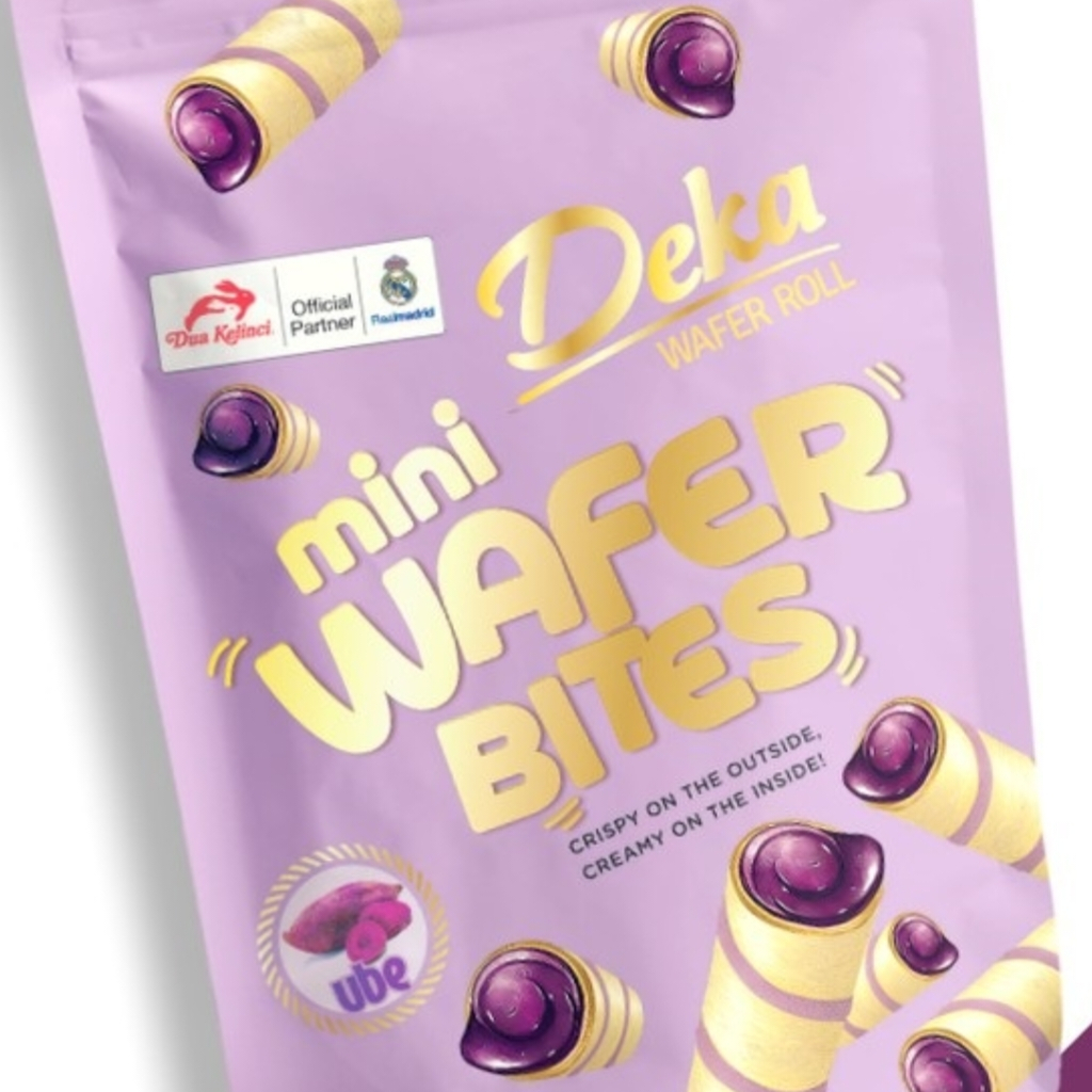 

DEKA MINI WAFER BITES RASA UBE 80 GR ( HARGA PER POUCH )