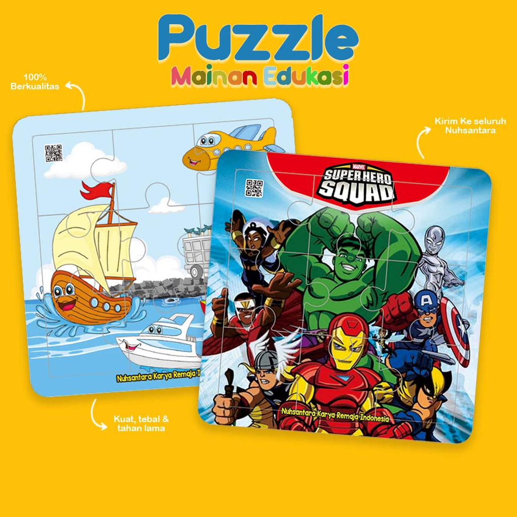 MAINAN PUZZLE EDUKASI ANAK | HARD BOARD TEBAL 2 LAPIS | BAHAN AMAN BUKAN ABAL ABAL | BALITA TK PAUD SD KAYU HEWAN DARAT HEWAN LAUT DINOSAURUS BUKU / PUZZLE MAINAN BELAJAR EDUKATIF ANAK