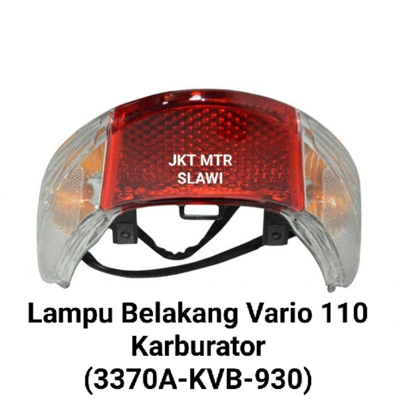 3370A-KVB-930 Stoplamp Stop Assy Lampu Belakang Vario 110 Karbu original Honda AHM Honda HGP ORI ASLI HONDA