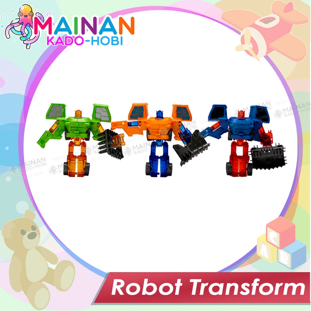 HADIAH ULANG TAHUN MAINAN ANAK LAKI DIECAST CAR ROBOT TRANSFORMERS