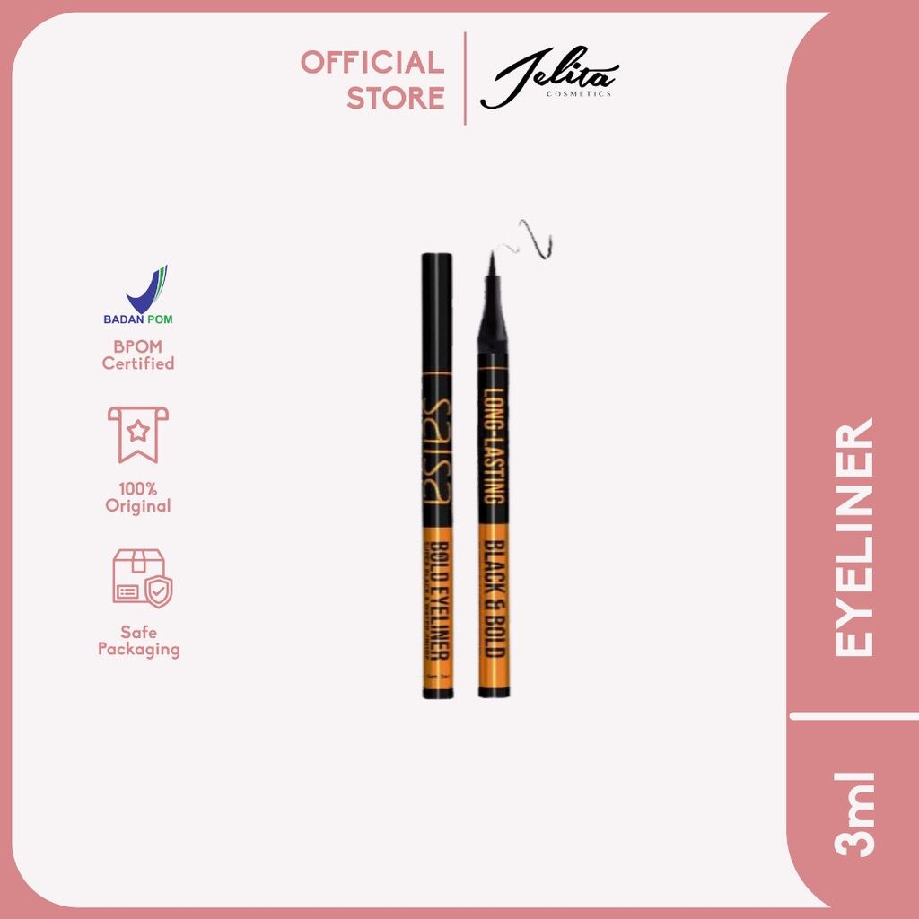 Salsa Bold Eyeliner Super Black Waterproof Pen