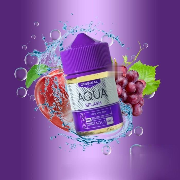 LIQUID AQUA SPLASH GRAPE APPLE SODA - AQUA ORIGINAL - 60ML