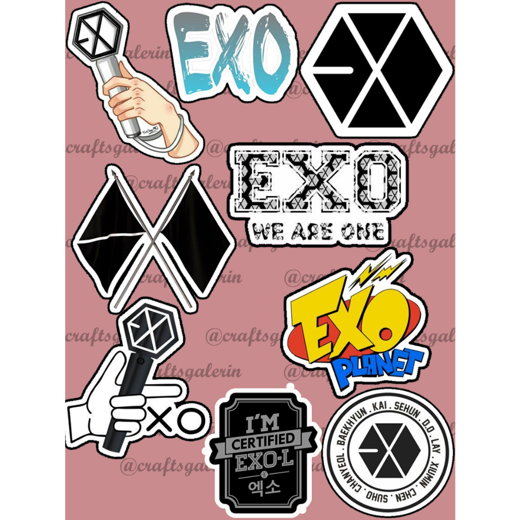 

STICKER CUTTING EXO WATERPROOF | STIKER EXO CHIBI EXOL