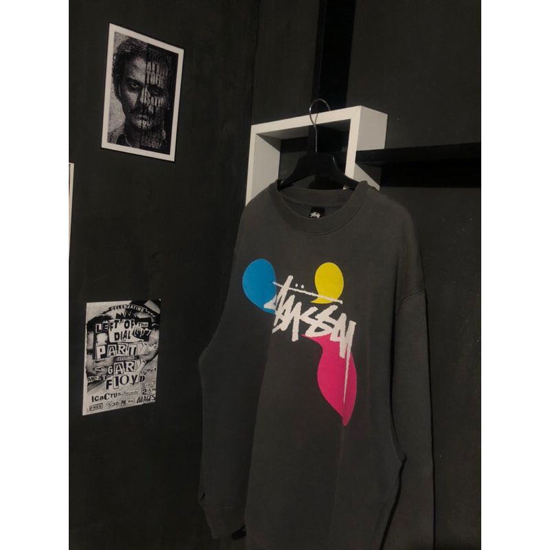 CREWNECK STUSSY - STUSSY SECOND ORIGINAL THRIFT