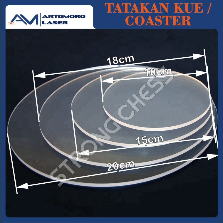 TATAKAN AKRILIK COASTER CUSTOM