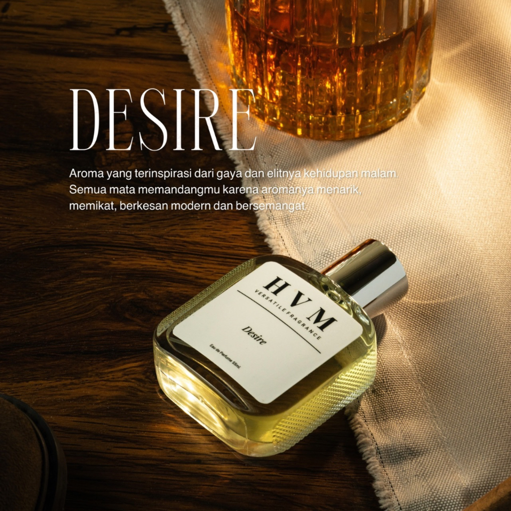 Parfum Pria HVM DESIRE Eau de Perfume Parfum Tahan Lama Parfum Cowok Parfum Laki-Laki Original