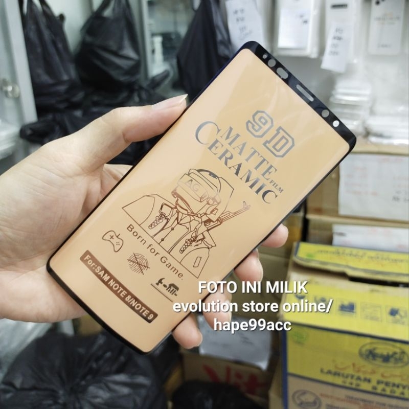 Samsung NOTE 8 NOTE 9 anti gores nano ceramic film matte full screen