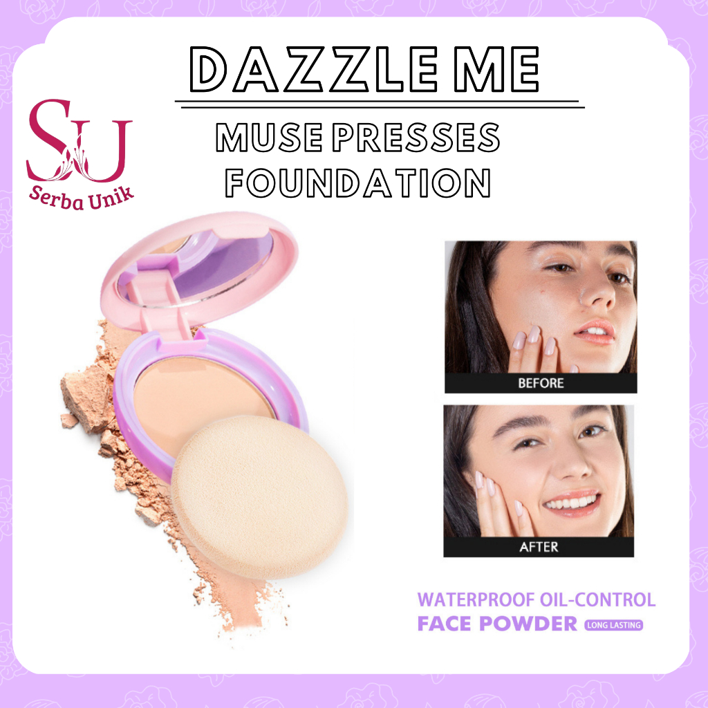 Dazzle Me Muse Pressed Foundation | Long Lasting