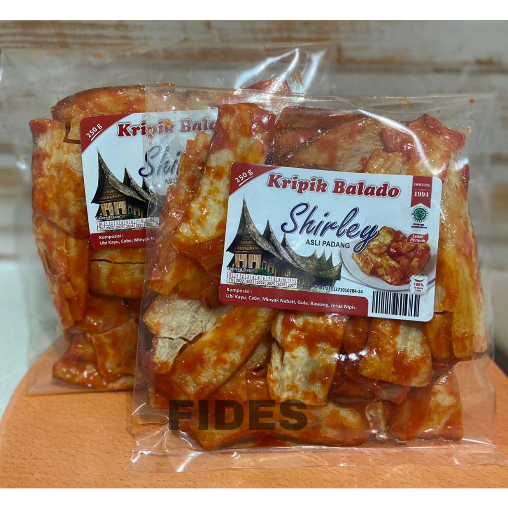 

KRIPIK BALADO Shirley Asli Padang 250gr - Pedas Gurih Enak Nikmat Renyah Mantap!!!