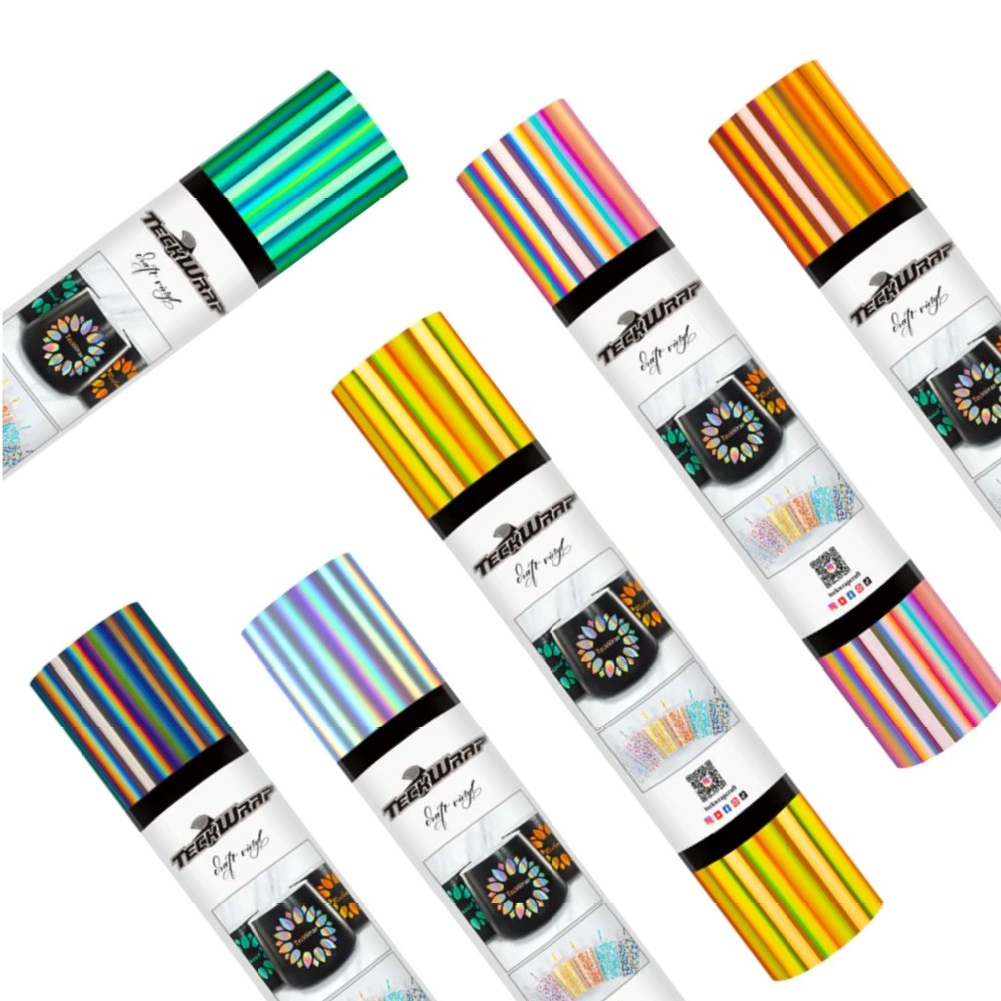 

Decoreating | Holographic Glossy Craft Vinyl Premium Adhesive Sticker by Teckwrap