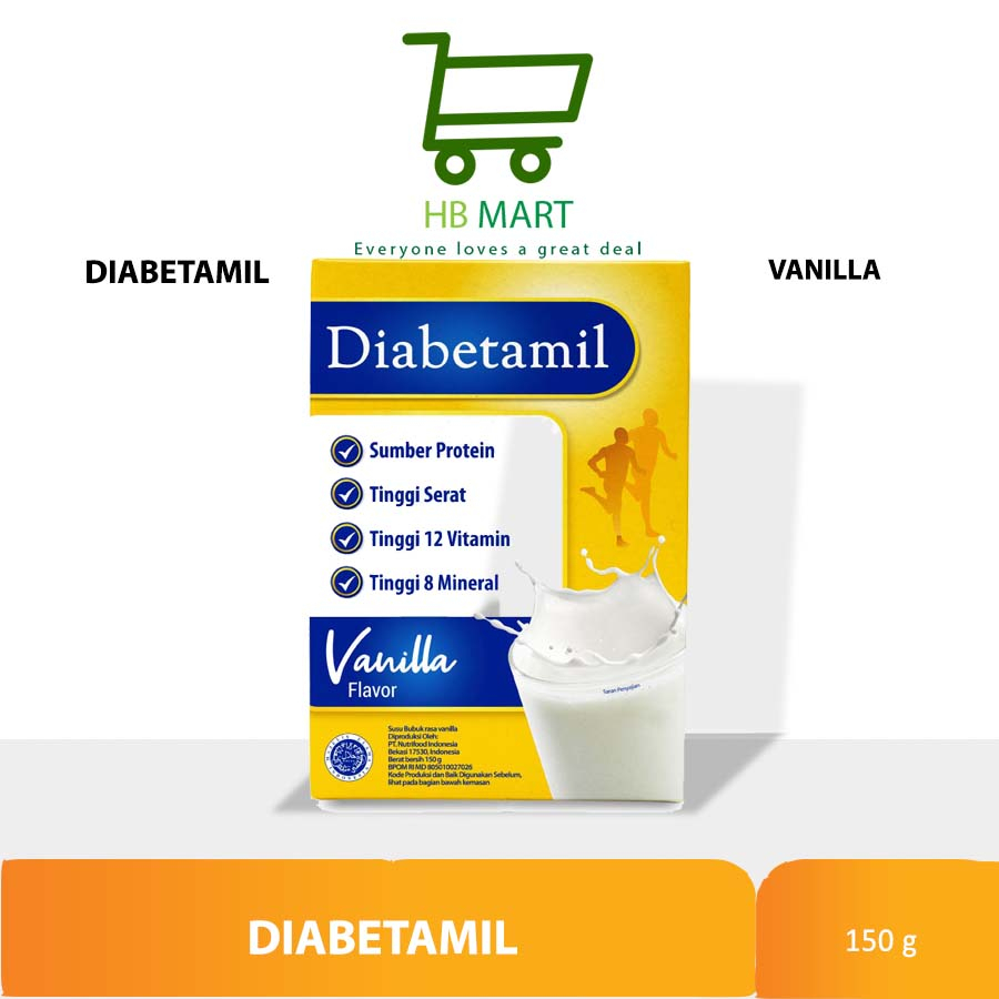 Tropicana Slim Susu Diabetamil Vanilla 150gr - Susu Khusus Diabetesi