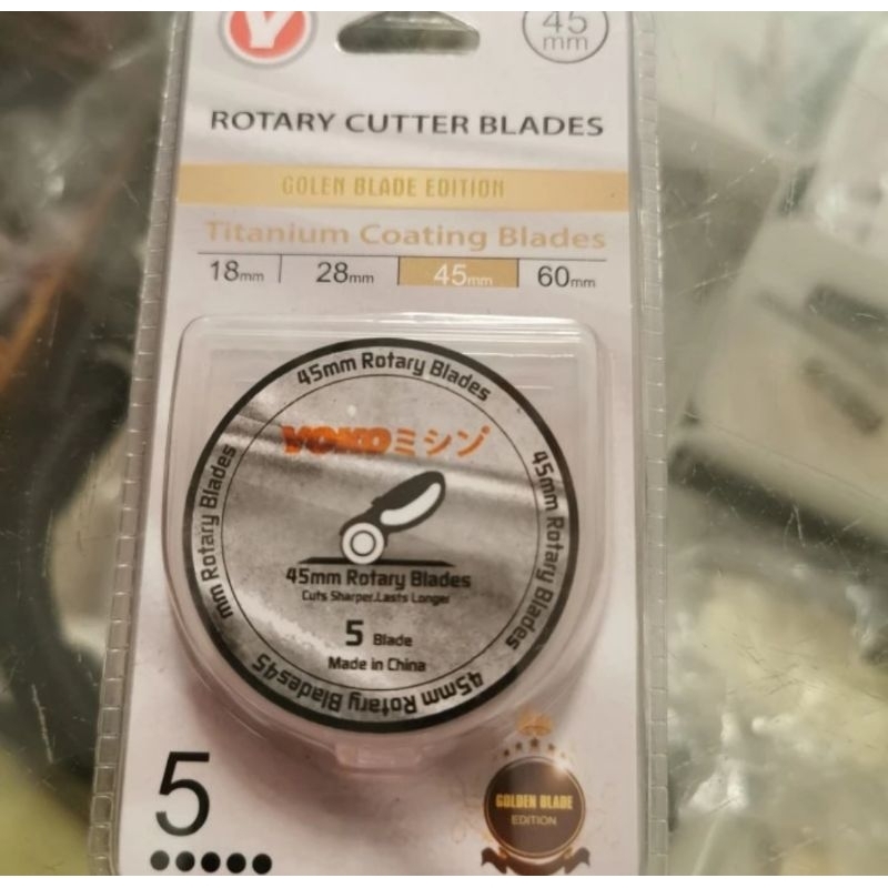 

Refill Isi Rotary Cutter Blade 45 mm Pemotong Kertas