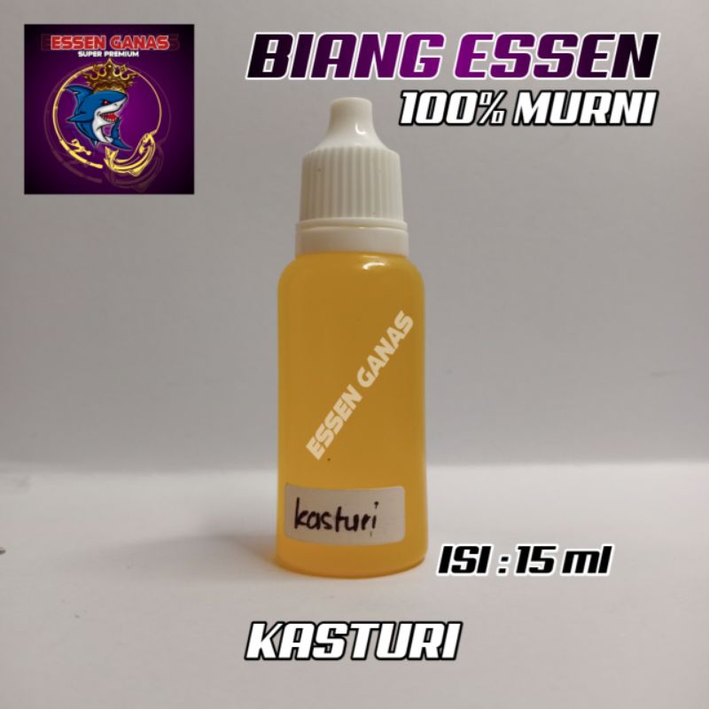 Essen Biang KASTURI Varian 15 ml/Biang Essen Pancing 100% Murni/Penguat Aroma Umpan Pancing