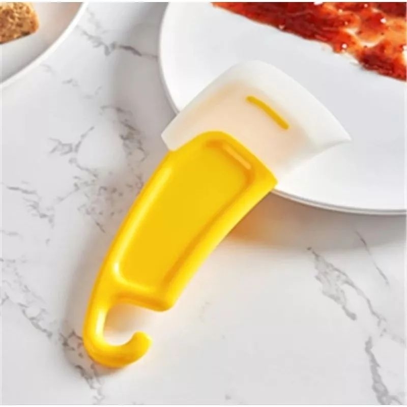 Spatula silicone spatula besar pembersih panci spatula pembersih piring besar spatula kuning gantung