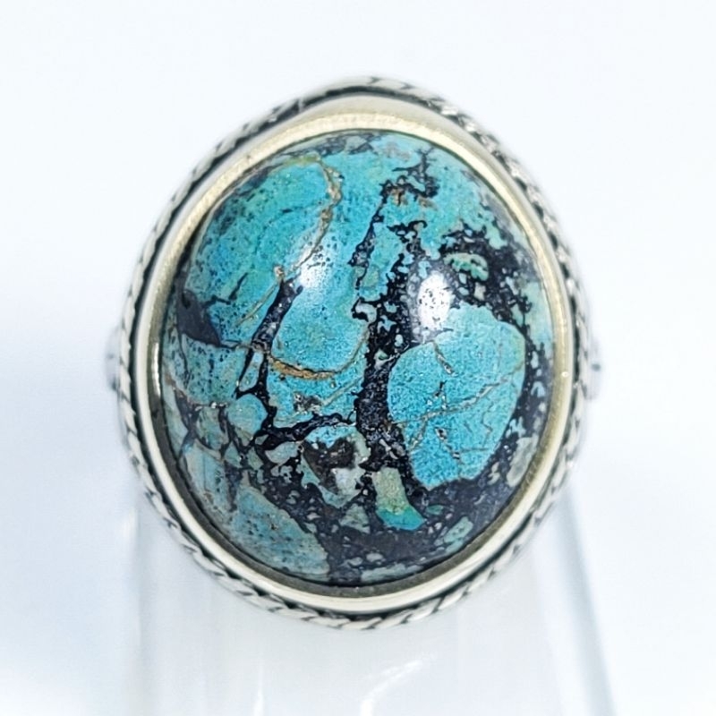 BATU CINCIN NATURAL TURQUOISE PIRUS PIRUS PERSIA KODE 02505